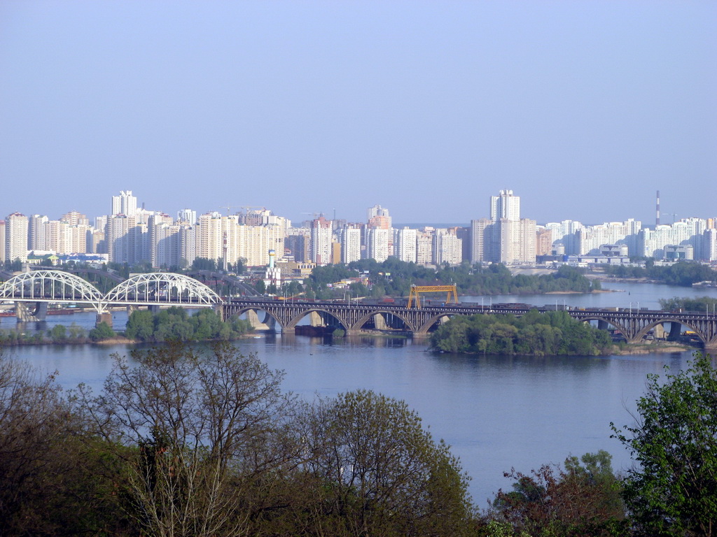 View on Kiev from the Memorial Park